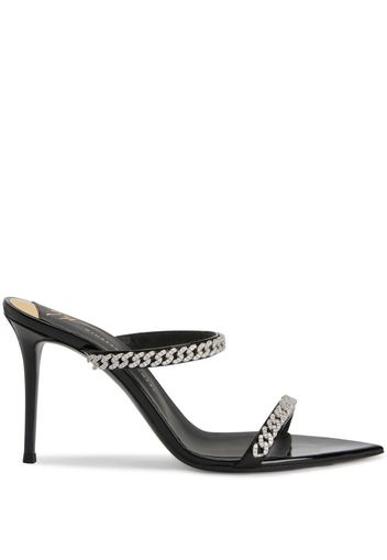 Giuseppe Zanotti Intrigo String Sandalen 90mm - BLACK