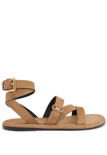 Giuseppe Zanotti Aymon Sandalen aus Wildleder - Braun