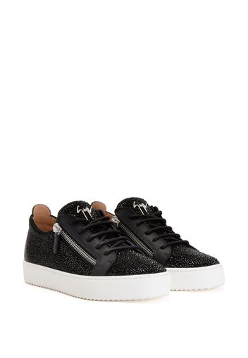 Giuseppe Zanotti Frankie Sneakers mit Strass - Schwarz