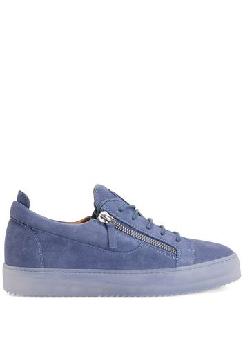 Giuseppe Zanotti Frankie zip-detail sneakers - Blau