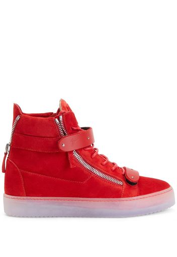 Giuseppe Zanotti Coby High-Top-Sneakers - Rot