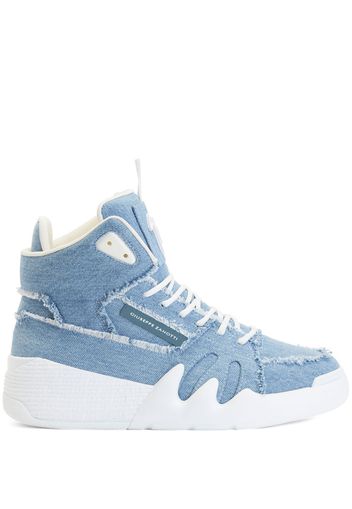 Giuseppe Zanotti Sneakers im Jeans-Look - Blau