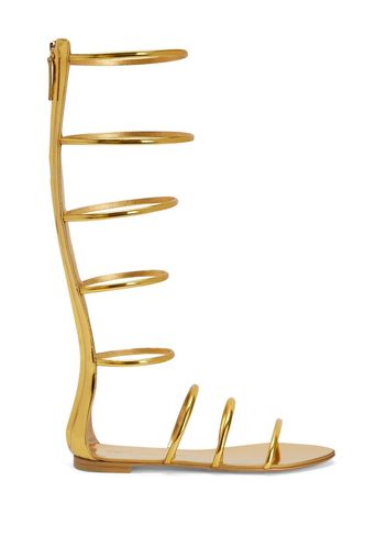 Giuseppe Zanotti Super Intrigo Römersandalen - Gold