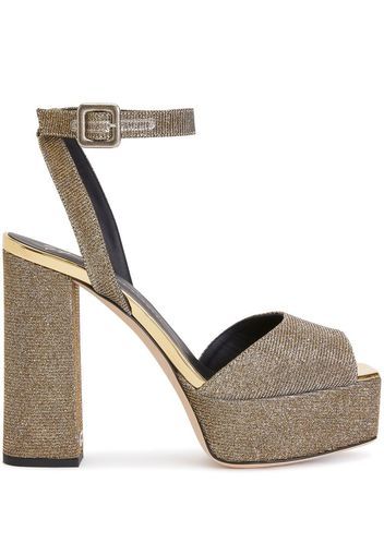 Giuseppe Zanotti New Betty Plateau-Sandalen - Gold