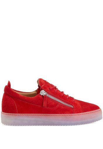 Giuseppe Zanotti Frankie Sneakers mit Reißverschlüssen - Rot