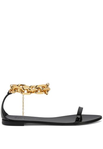 Giuseppe Zanotti Intrigo Chain Sandalen - Schwarz