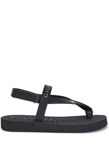 Giuseppe Zanotti Sandalen mit Zehensteg - Schwarz