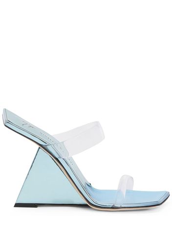 Giuseppe Zanotti Florance Plexi Sandalen 105mm - Blau