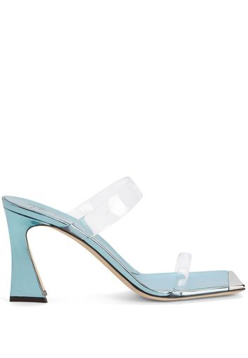 Giuseppe Zanotti Sandalen mit transparentem Absatz - Blau