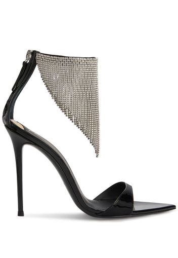 Giuseppe Zanotti Intrigo Sandalen 105mm - Schwarz