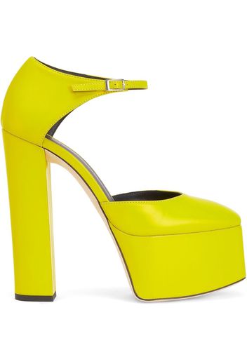 Giuseppe Zanotti Plateau-Pumps mit eckiger Kappe - Gelb