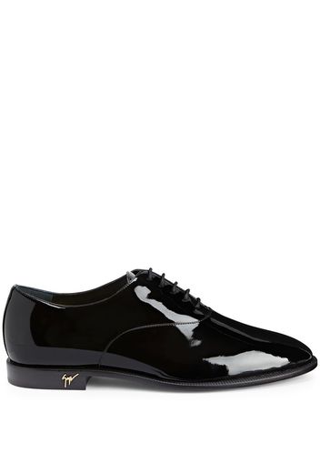 Giuseppe Zanotti Oxford-Schuhe aus Lackleder - Schwarz