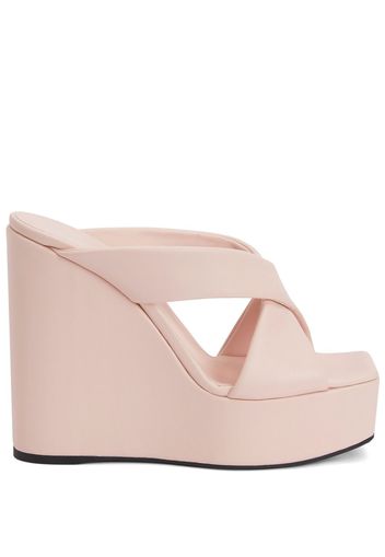 Giuseppe Zanotti Melissa Mules 130mm - Rosa