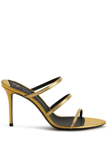 Giuseppe Zanotti Alimha 105mm stiletto sandals - Gold