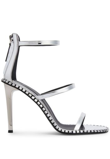 Giuseppe Zanotti Harmony Flare Sandalen 105mm - Silber