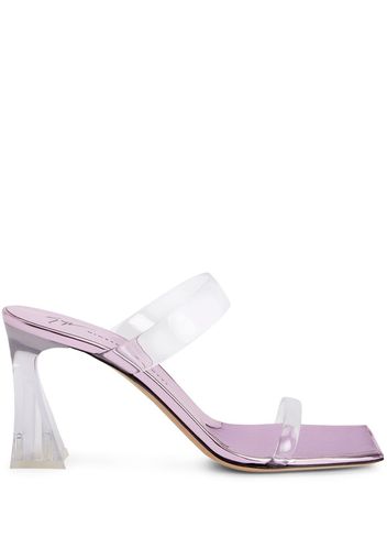 Giuseppe Zanotti Flaminia Plexi Mules - Rosa