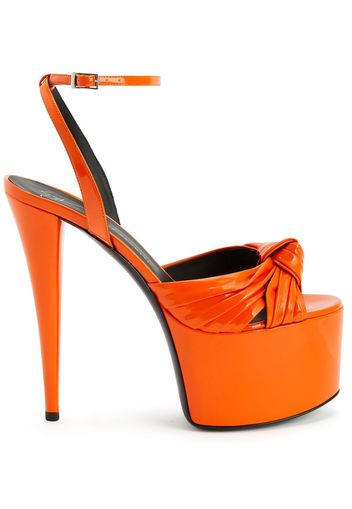 Giuseppe Zanotti GZ Aida Plateau-Sandalen 150mm - Orange