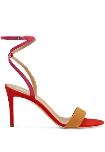 Giuseppe Zanotti Erwan suede sandals - Rot