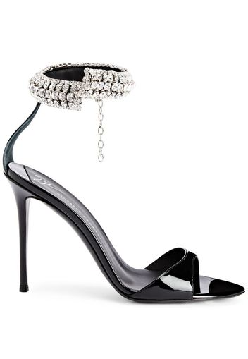 Giuseppe Zanotti Intriigo Bijoux Sandalen 105mm - Schwarz