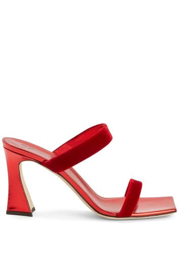 Giuseppe Zanotti Flaminia Mules 85mm - Rot