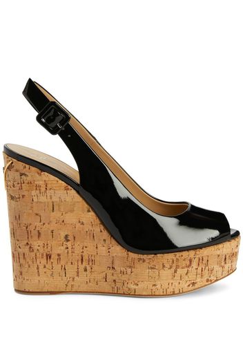 Giuseppe Zanotti Kumikho wedge sandals - Schwarz