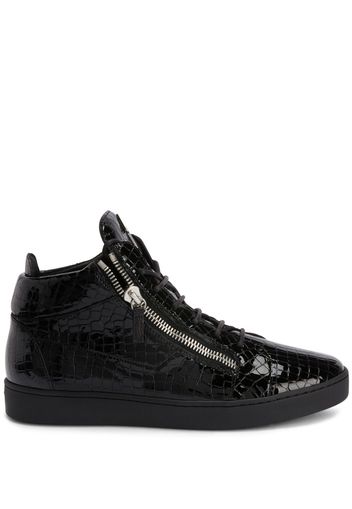 Giuseppe Zanotti Kriss leather sneakers - Schwarz