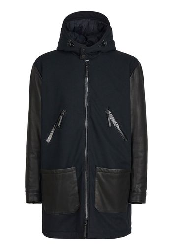 Giuseppe Zanotti Waylen hooded coat - Schwarz