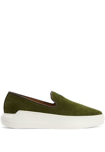 Giuseppe Zanotti Conley Zip Slip-On-Sneakers - Grün