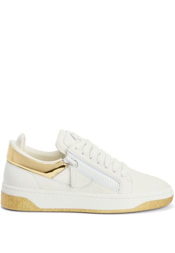 Giuseppe Zanotti Sneakers mit Kontrastdetails - Weiß