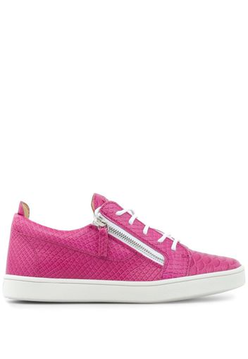 Giuseppe Zanotti Nicki low-top leather sneakers - Rosa