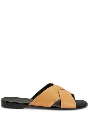 Giuseppe Zanotti Flavio slip-on sandals - Braun