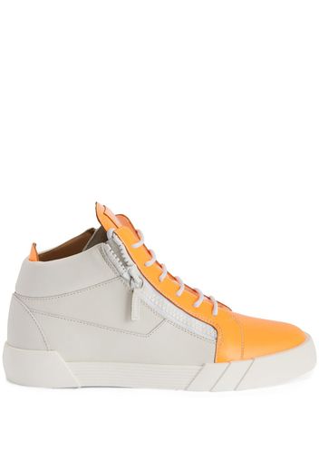 Giuseppe Zanotti Frankie leather sneakers - Orange