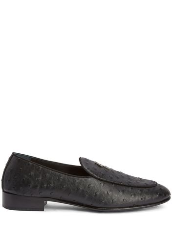 Giuseppe Zanotti Rudolph leather loafers - Schwarz