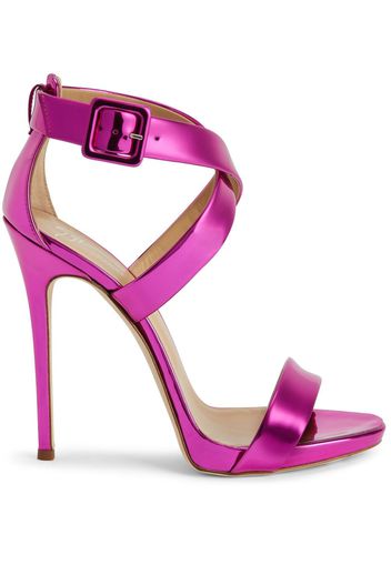 Giuseppe Zanotti Bellis 120mm leather sandals - Rosa