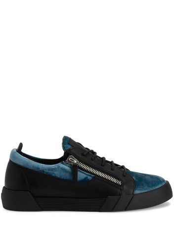 Giuseppe Zanotti Frankie panelled leather sneakers - Schwarz