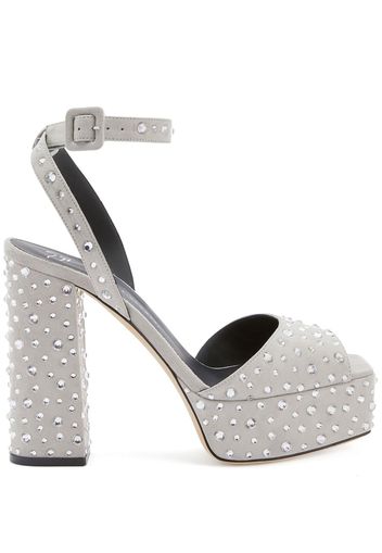 Giuseppe Zanotti Betty Sandalen 120mm - Grau