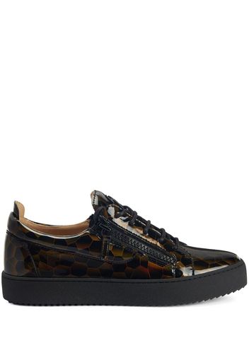 Giuseppe Zanotti Frankie Sneakers mit Print - Schwarz