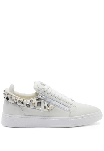 Giuseppe Zanotti Sneakers mit Nieten - Weiß