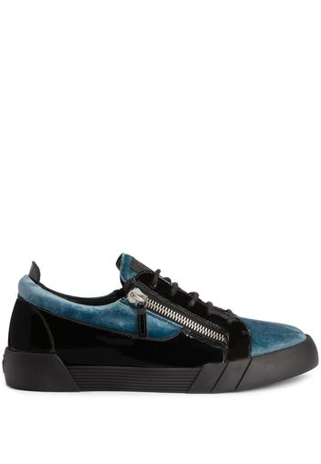 Giuseppe Zanotti Frankie two-tone leather sneakers - Schwarz