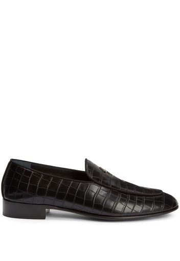 Giuseppe Zanotti Rudolph leather loafers - Schwarz