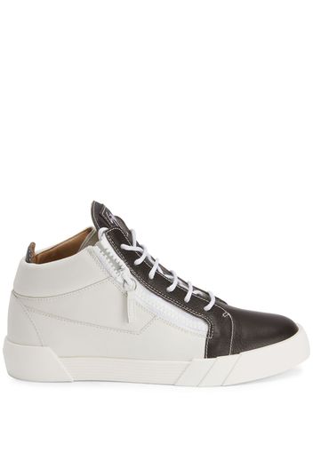 Giuseppe Zanotti Frankie colour-block leather sneakers - Weiß