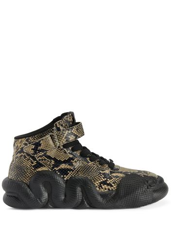 Giuseppe Zanotti Cobras Sneakers mit Schlangen-Effekt - Schwarz