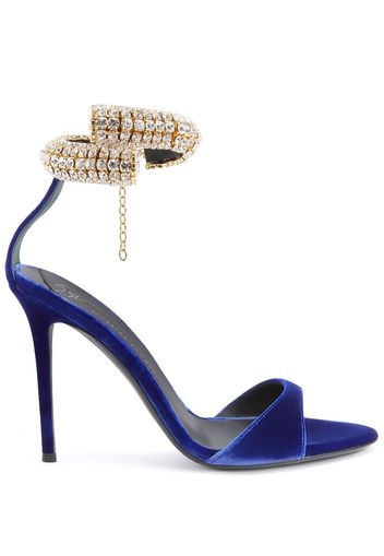 Giuseppe Zanotti Intriigo Bijoux Sandalen 105mm - Purple