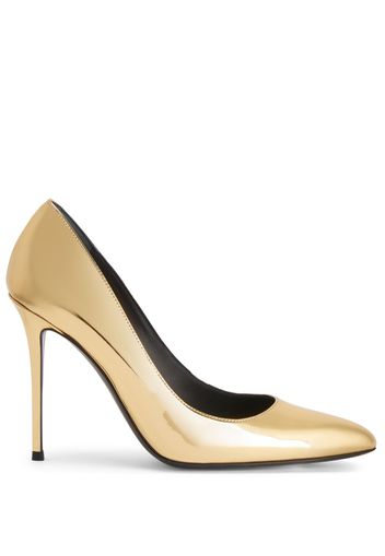 Giuseppe Zanotti Pumps aus Lackleder 105mm - Gold