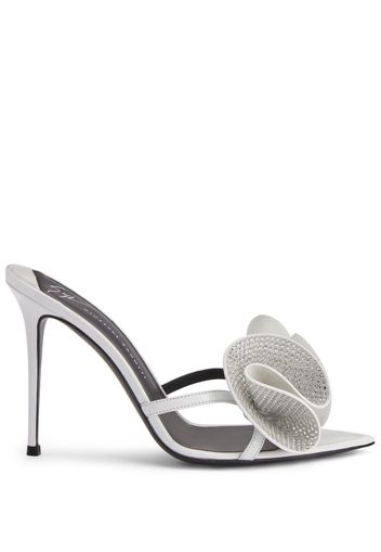 Giuseppe Zanotti Intriigo Charmante Mules 90mm - Weiß