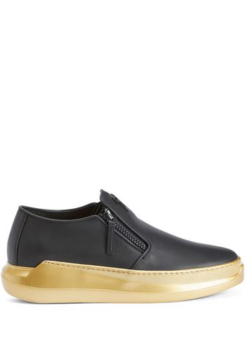 Giuseppe Zanotti Conley Zip Loafer - Schwarz