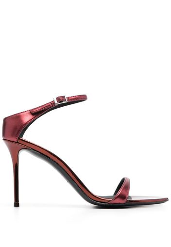 Giuseppe Zanotti Beverlee 90mm metallic-finish sandals - Rot