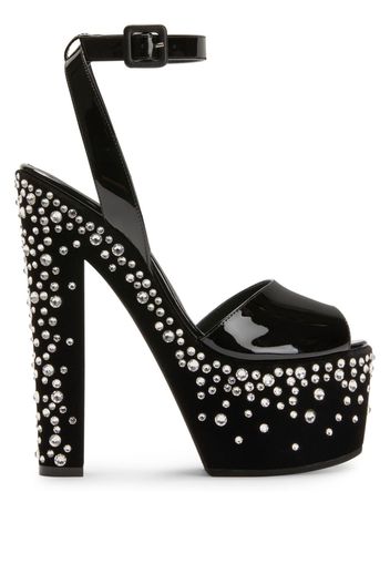 Giuseppe Zanotti Tarifa Jewel 170mm platform sandals - Schwarz