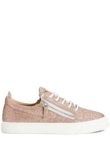 Giuseppe Zanotti Nicki glitter low-top sneakers - Rosa