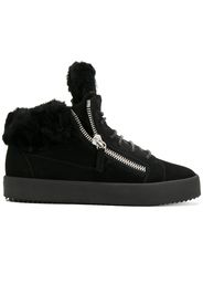 Giuseppe Zanotti Mittelhohe Sneakers - Schwarz